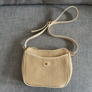 Etienne Aigner Cream Crossbody Bag